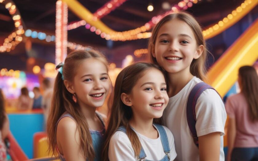 Развлекательный центр для детей и подростков в семейном парке развлечений