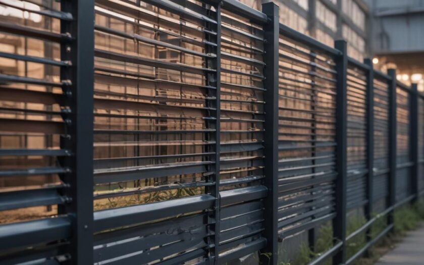 Производство заборов с жалюзи: обзор характеристик и вариантов монтажа