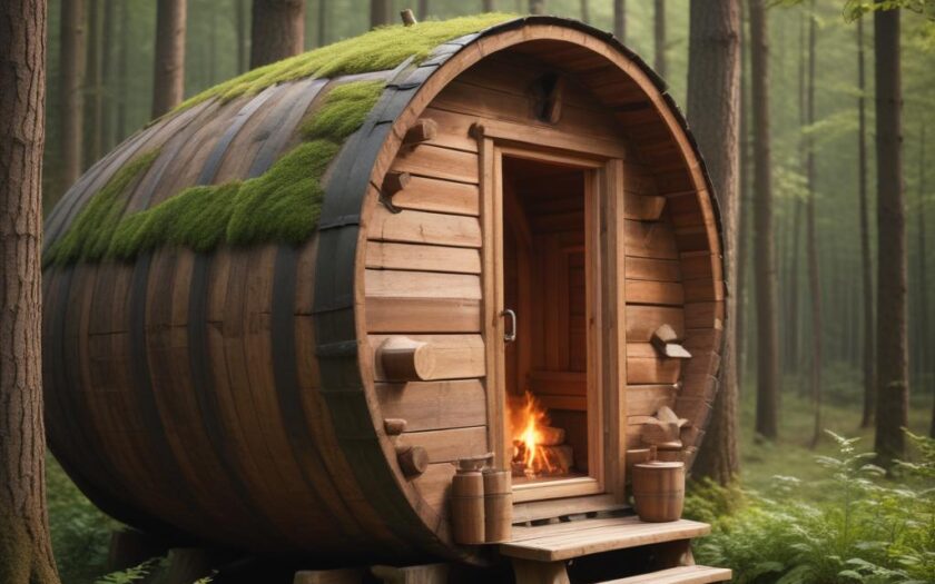 Бани-бочки в Белоруссии